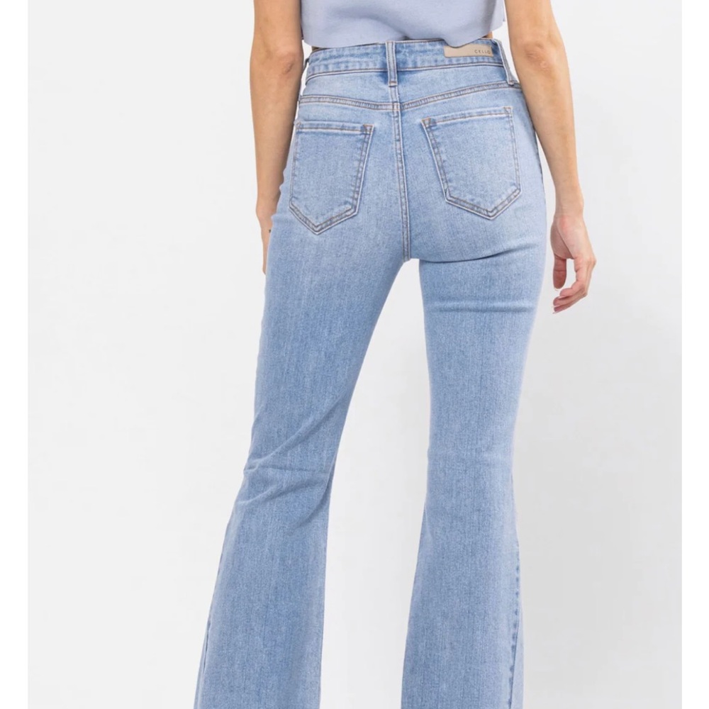 Cello High Rise Flare Jeans